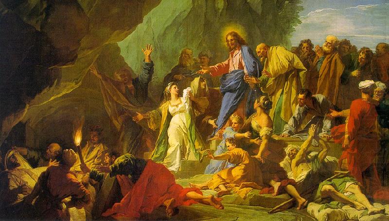 Jean-Baptiste Jouvenet The Resurrection of Lazarus oil painting picture